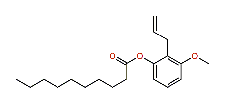 2-Allyl-3-methoxyphenyl decanoate